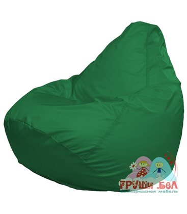 Живое кресло-мешок Груша Макси зеленое
