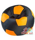 Живое кресло-мешок Мяч Стандарт оранжево-черное