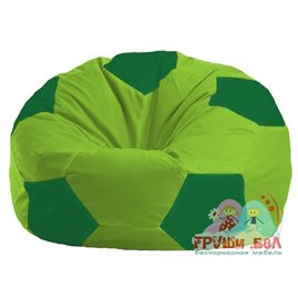 Живое кресло-мешок Мяч салатово - зелёное 1.1-166