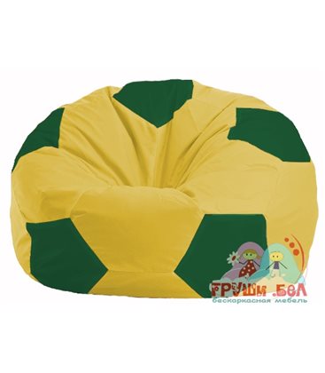 Живое кресло-мешок Мяч жёлтый - зелёный М 1.1-262