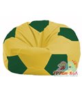 Живое кресло-мешок Мяч жёлтый - зелёный М 1.1-262
