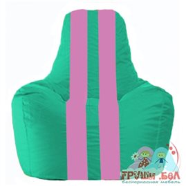 Живое кресло-мешок Спортинг бирюзовый - розовый С1.1-295