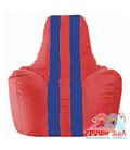 Живое кресло-мешок Спортинг красный - синий С1.1-172