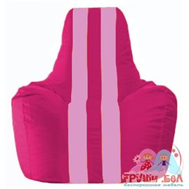 Живое кресло-мешок Спортинг лиловый - розовый С1.1-389