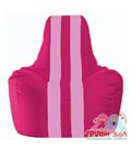 Живое кресло-мешок Спортинг лиловый - розовый С1.1-389