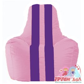 Живое кресло-мешок Спортинг розовый - фиолетовый С1.1-191