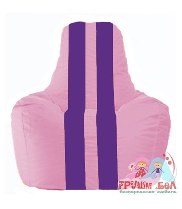 Живое кресло-мешок Спортинг розовый - фиолетовый С1.1-191