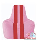 Живое кресло-мешок Спортинг розовый - красный С1.1-199