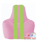 Живое кресло-мешок Спортинг розовый - салатовый С1.1-197