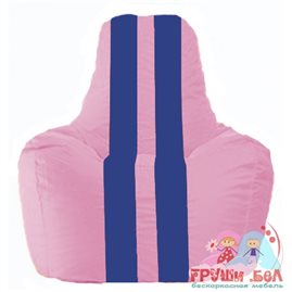 Живое кресло-мешок Спортинг розовый - синий С1.1-195