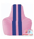 Живое кресло-мешок Спортинг розовый - синий С1.1-195