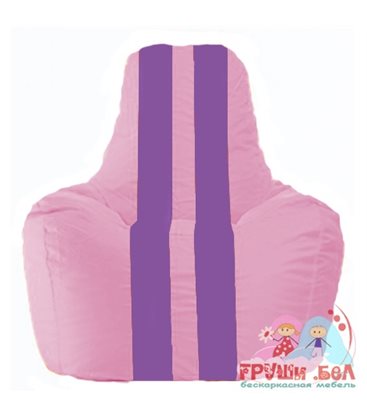 Живое кресло-мешок Спортинг розовый - сиреневый С1.1-194