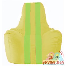Живое кресло-мешок Спортинг жёлтый - салатовый С1.1-256
