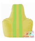 Живое кресло-мешок Спортинг жёлтый - салатовый С1.1-256