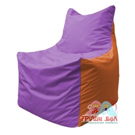 Живое кресло-мешок Фокс Ф 21-110 (сиренево - оранжевый)