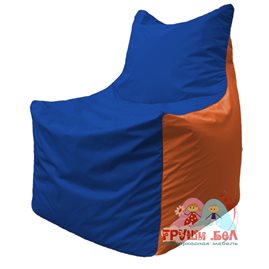 Живое кресло-мешок Фокс Ф 21-127 (василёк - оранжевый)