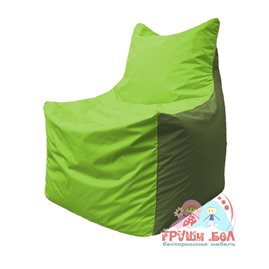 Живое кресло-мешок Фокс Ф 21-164 (салатовый - оливковый)