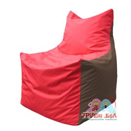 Живое кресло-мешок Фокс Ф 21-177 (красно-коричневый)