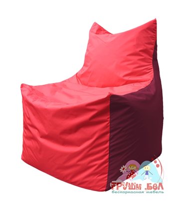 Живое кресло-мешок Фокс Ф 21-180 (красно-бордовый)