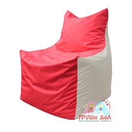 Живое кресло-мешок Фокс Ф 21-181 (красно-белый)
