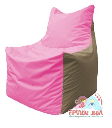 Живое кресло-мешок Фокс Ф 21-193 (розово-бежевый)
