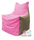 Живое кресло-мешок Фокс Ф 21-193 (розово-бежевый)
