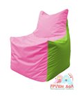 Живое кресло-мешок Фокс Ф 21-197 (розово-салатовый)