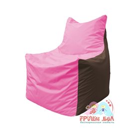 Живое кресло-мешок Фокс Ф 21-200 (розово-коричневый)