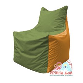 Живое кресло-мешок Фокс Ф 21-227 (оливково-оранжевый)