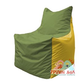 Живое кресло-мешок Фокс Ф 21-228 (оливково-жёлтый)
