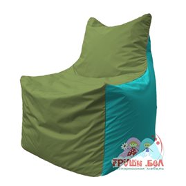 Живое кресло-мешок Фокс Ф 21-230 (оливково-бирюзовый)