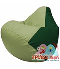 Живое кресло-мешок Груша Г2.3-0401 оливковый, зелёный