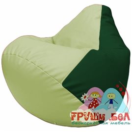 Живое кресло-мешок Груша Г2.3-0401 светло-салатовый, зелёный