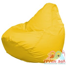 Живое кресло-мешок груша Макси желтое дюспо