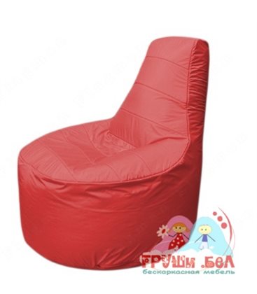 Бескаркасное кресло мешокТрон Т1.1-02(красный)
