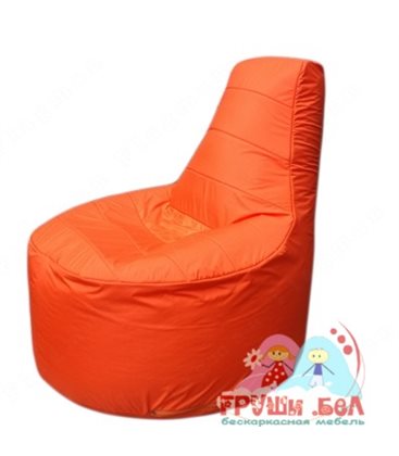 Бескаркасное кресло мешокТрон Т1.1-05(оранжевый)