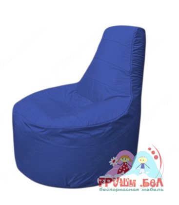 Бескаркасное кресло мешокТрон Т1.1-14(синий)