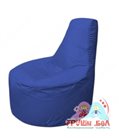 Бескаркасное кресло мешокТрон Т1.1-14(синий)