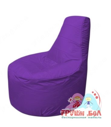 Бескаркасное кресло мешокТрон Т1.1-18(фиолетовый)
