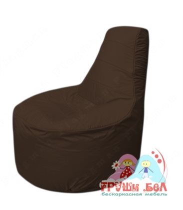 Бескаркасное кресло мешокТрон Т1.1-19(коричневый)