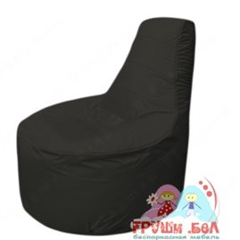 Бескаркасное кресло мешокТрон Т1.1-24(черный)