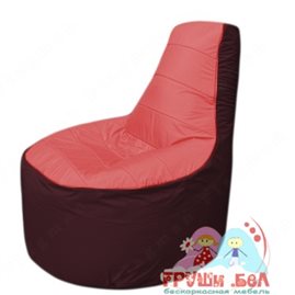 Бескаркасное кресло мешокТрон Т1.1-0201(красный-бордовый)
