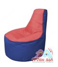 Бескаркасное кресло мешокТрон Т1.1-0214(красный-синий)