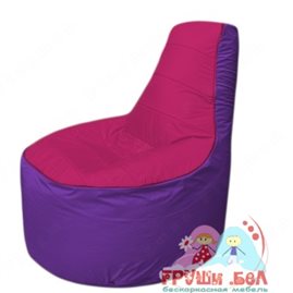 Бескаркасное кресло мешокТрон Т1.1-0418(фуксия-фиолетовый)