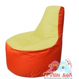 Бескаркасное кресло мешокТрон Т1.1-0605(желтый-оранжевый)