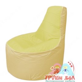Бескаркасное кресло мешокТрон Т1.1-0620(желтый-бежевый)