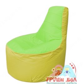 Бескаркасное кресло мешокТрон Т1.1-0706(салатовый-жёлтый)