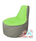 Бескаркасное кресло мешокТрон Т1.1-0722(салатовый-серый)