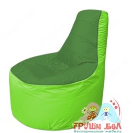 Бескаркасное кресло мешокТрон Т1.1-0807(зеленый-салатовый)