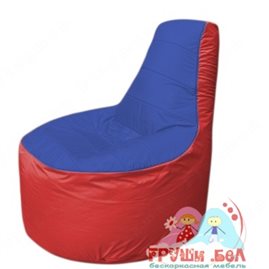 Бескаркасное кресло мешокТрон Т1.1-1402(синий-красный)